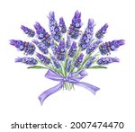 Bouquet Of Lavender Flowers...