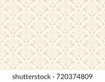seamless floral ornament on... | Shutterstock .eps vector #720374809