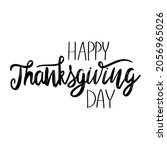 happy thanksgiving day... | Shutterstock .eps vector #2056965026
