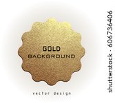 premium quality golden label... | Shutterstock .eps vector #606736406