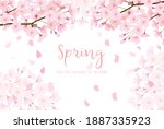 white background of cherry... | Shutterstock .eps vector #1887335923