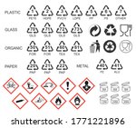 packaging icon symbol set.... | Shutterstock .eps vector #1771221896