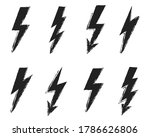 lightning bolt outline icon... | Shutterstock .eps vector #1786626806