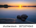 summer night sunset from kuhmo  ... | Shutterstock . vector #1871074363