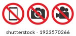 no photographing prohibition... | Shutterstock .eps vector #1923570266