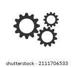 cogwheel gear button icon.... | Shutterstock .eps vector #2111706533