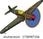 P 40 Warhawk World War Ii...