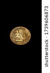 Small photo of El mahala El kubra, Egypt - May 24, 2020: old egyptian coin