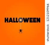 custom halloween text with... | Shutterstock .eps vector #1212109966