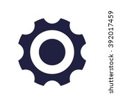 cog wheel icon vector | Shutterstock .eps vector #392017459