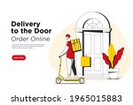 delivery to the door service... | Shutterstock .eps vector #1965015883
