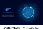 non fungible token nft... | Shutterstock .eps vector #2106607463