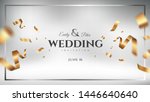 luxury wedding invitation... | Shutterstock .eps vector #1446640640