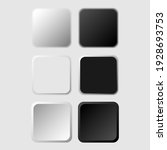 set of volumetric buttons in... | Shutterstock .eps vector #1928693753