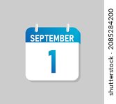 white daily calendar icon... | Shutterstock .eps vector #2085284200