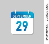 white daily calendar icon... | Shutterstock .eps vector #2085284203