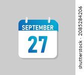 white daily calendar icon... | Shutterstock .eps vector #2085284206