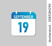 white daily calendar icon... | Shutterstock .eps vector #2085284290