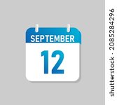 white daily calendar icon... | Shutterstock .eps vector #2085284296