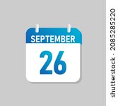 white daily calendar icon... | Shutterstock .eps vector #2085285220