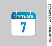 white daily calendar icon... | Shutterstock .eps vector #2085285223