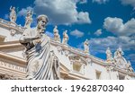 Detail Of Saint Peter Statue...