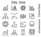 database   data   graph icon... | Shutterstock .eps vector #556445863