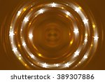 abstract fractal orange... | Shutterstock . vector #389307886