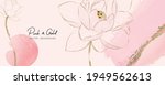 minimal background in pink... | Shutterstock .eps vector #1949562613