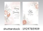  elegant wedding invitation... | Shutterstock .eps vector #1929785909