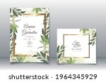  wedding invitation card... | Shutterstock .eps vector #1964345929