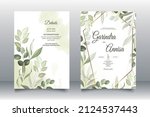  elegant wedding invitation... | Shutterstock .eps vector #2124537443