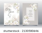 wedding invitation card... | Shutterstock .eps vector #2130580646