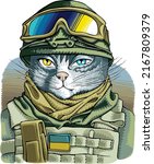 Ukrainian Cat In Ukrainian...