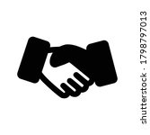  handshake partnership icon... | Shutterstock .eps vector #1798797013