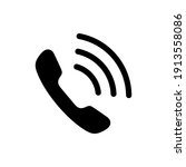 phone icon  telephone symbol ... | Shutterstock .eps vector #1913558086