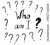  who am i   vector black and... | Shutterstock .eps vector #1902716026