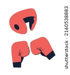 boxing helmet with gloves for... | Shutterstock .eps vector #2160538883