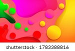 illustration of liquid abstract ... | Shutterstock . vector #1783388816