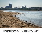 Rhine River  Cologne  Germany...