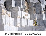 Marble quarry in marina di carrara italy
