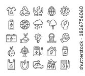 ecological web icons set ... | Shutterstock .eps vector #1826756060