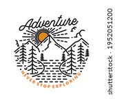 adventure never stop exploring... | Shutterstock .eps vector #1952051200