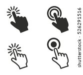 touch vector icons set.... | Shutterstock .eps vector #526291516