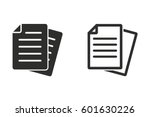 document vector icon.... | Shutterstock .eps vector #601630226