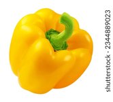 Yellow pepper isolated. fresh...