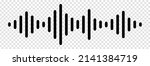 sound wave icon. vector... | Shutterstock .eps vector #2141384719