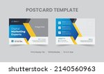 corporate business postcard... | Shutterstock .eps vector #2140560963
