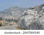 A View On The Road In Yosemite...