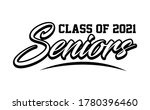 seniors class of 2021 text... | Shutterstock .eps vector #1780396460